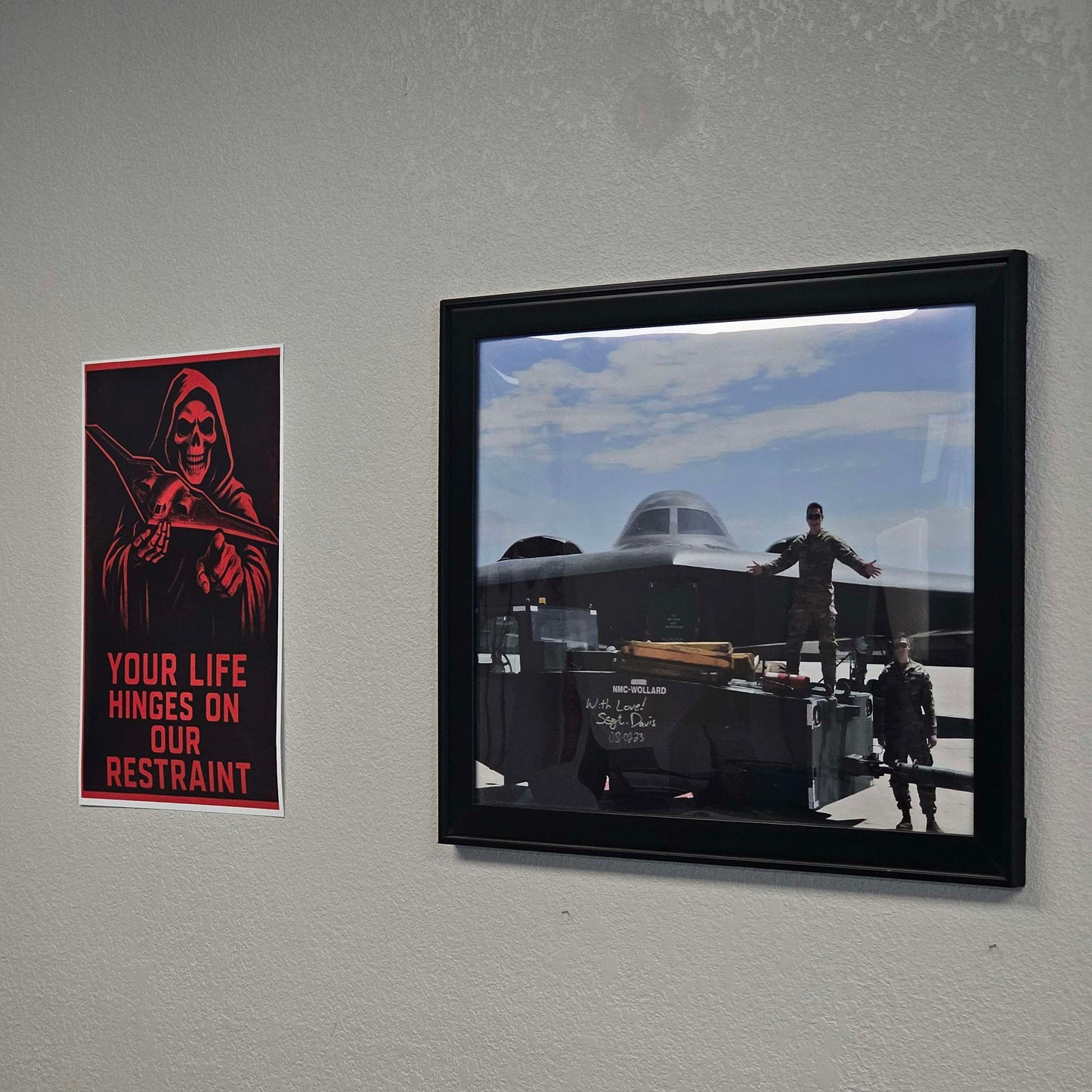 B-2 Restraint Poster (Gloss)