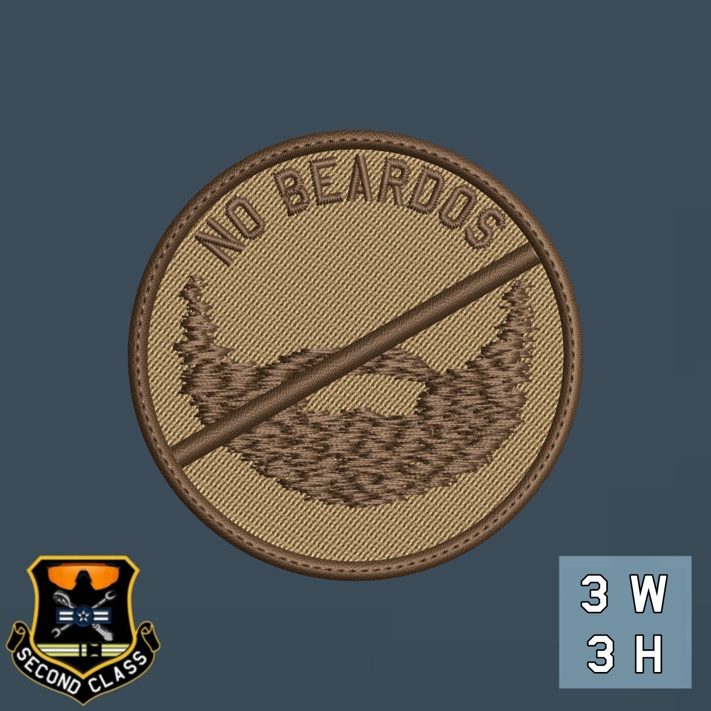 NO BEARDOS Patch
