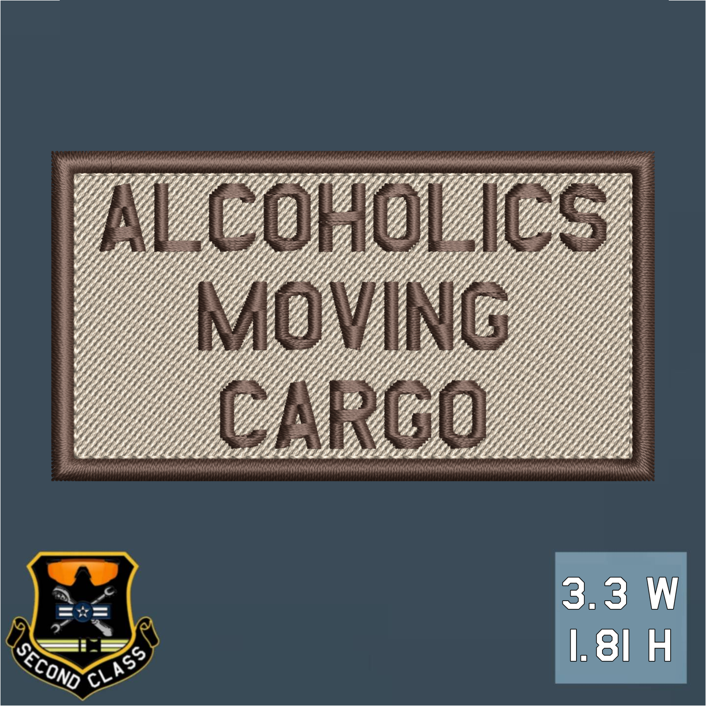 Alcoholics Moving Cargo Morale Patch