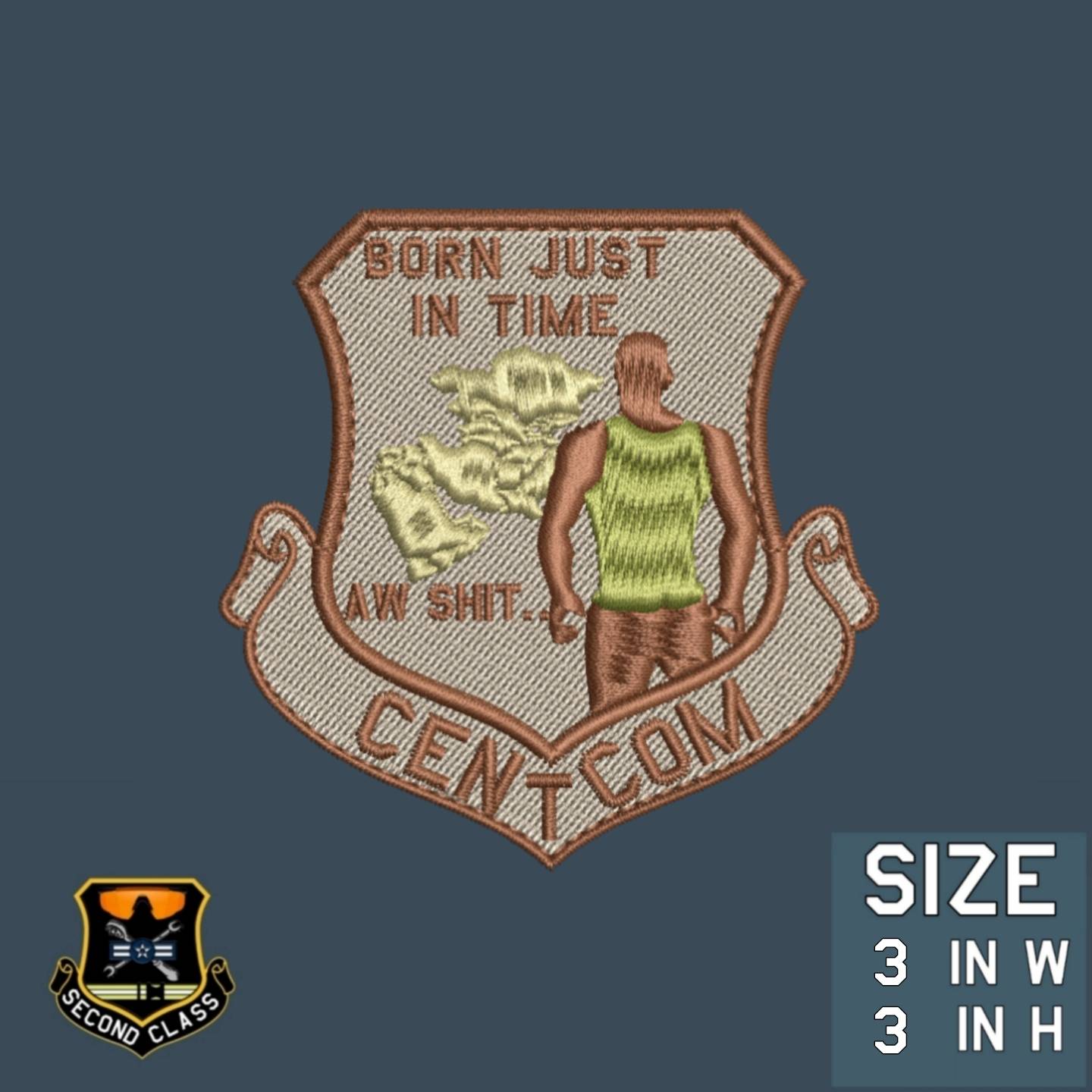 Born Just In Time CENTCOM Morale Patch