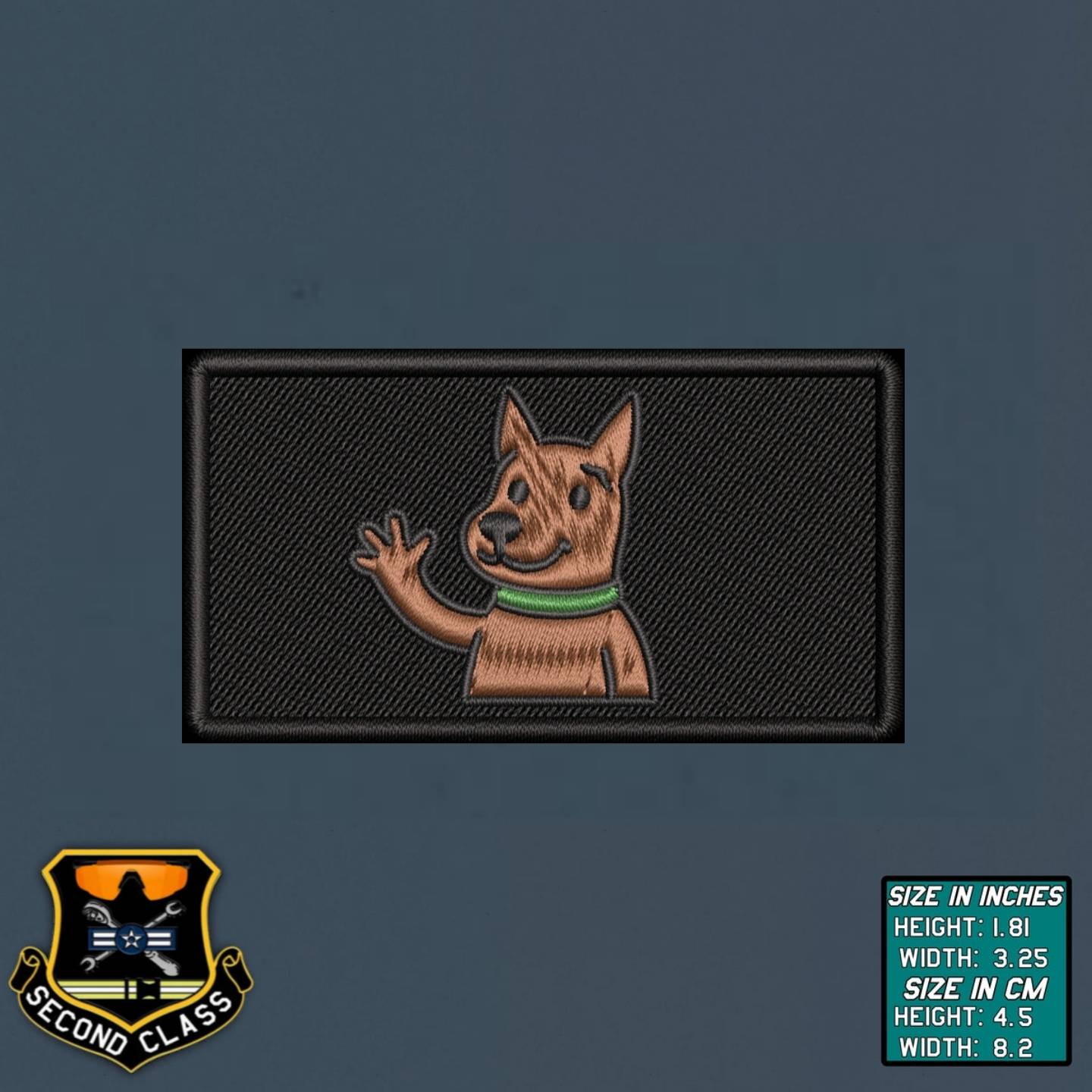 DOG WAVING Morale Patch