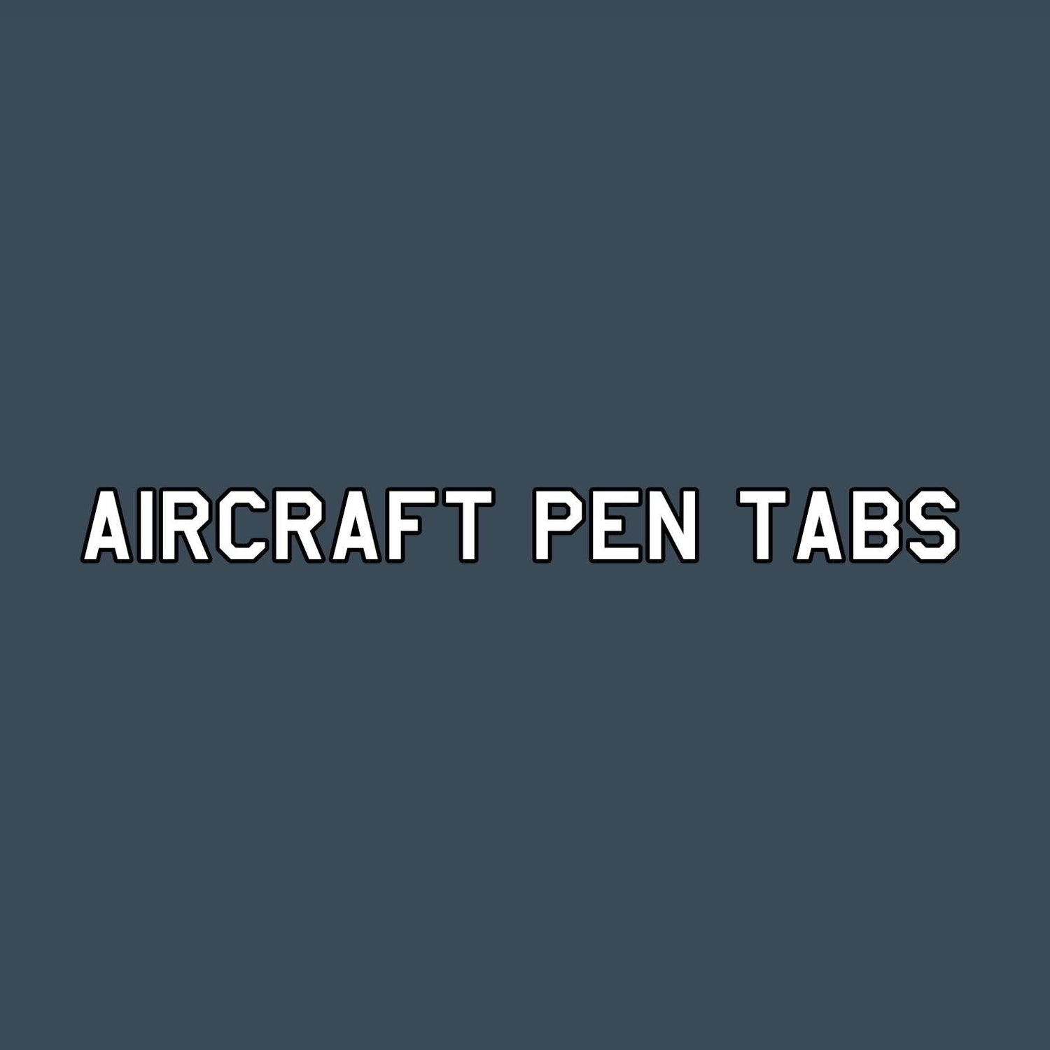 Aircraft Pen Tabs Collection