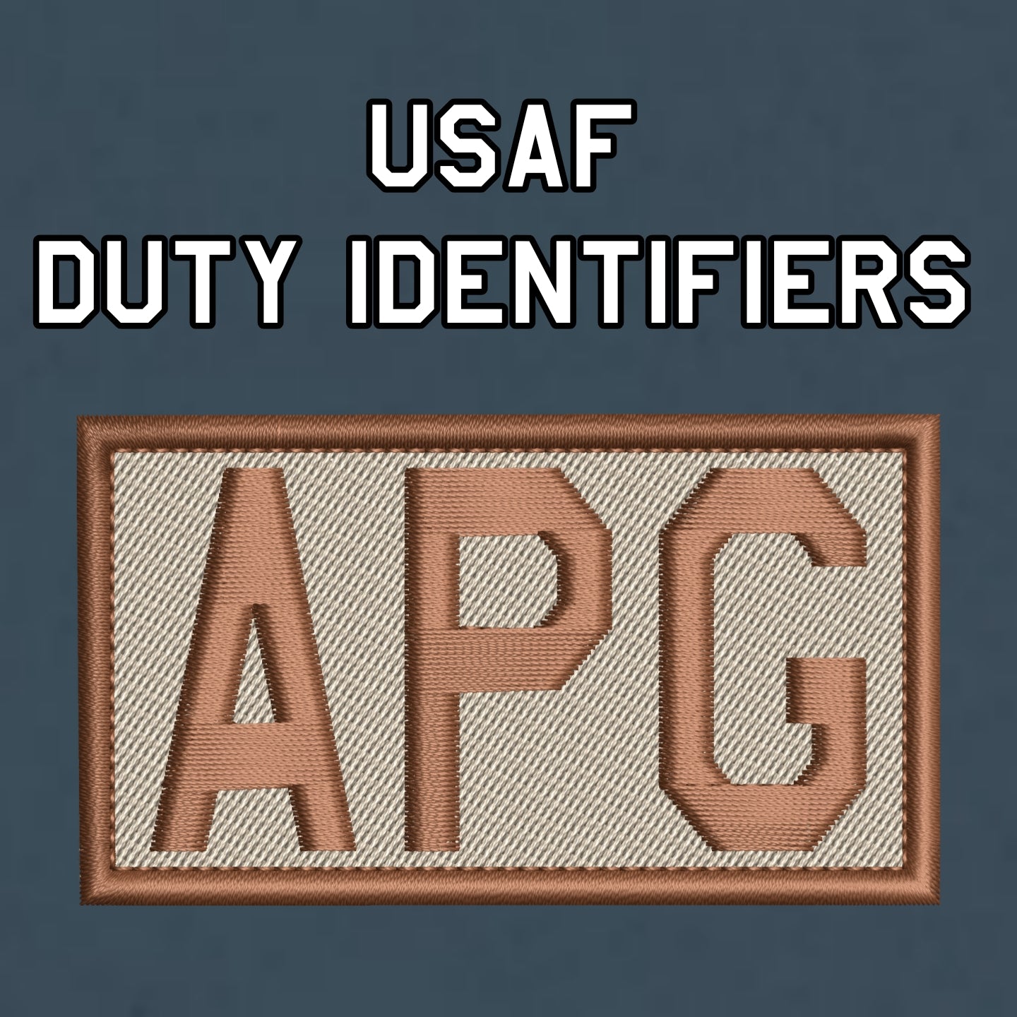 Usaf Uid Authorized USAF Duty Identifiers – A2C Merch