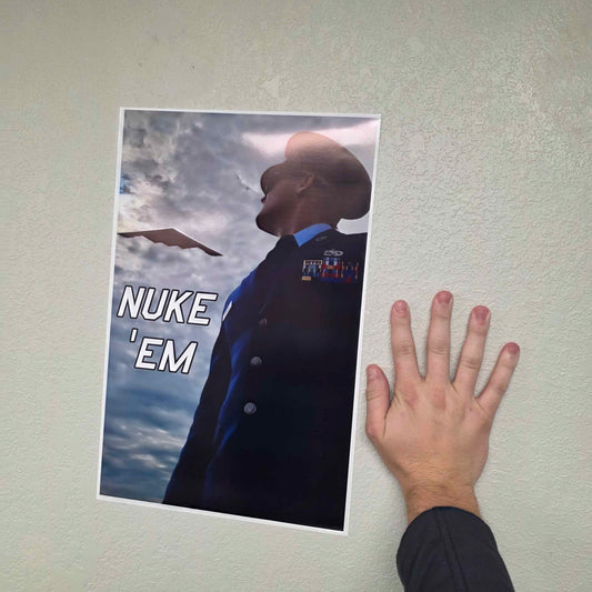 B-2 NUKE 'EM Poster (Gloss)