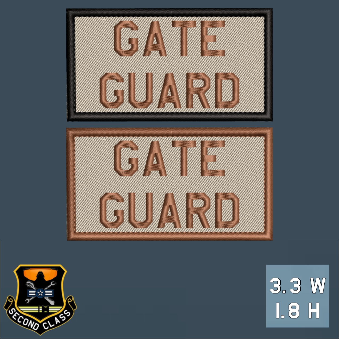 GATE GUARD Duty Identifier [Spice Brown/Black]