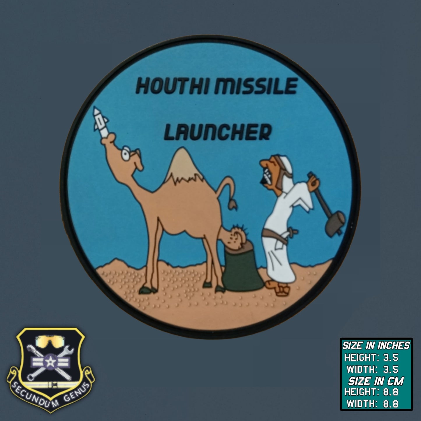 Houthi Missile Launcher PVC Patch
