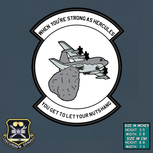 Let Your Nuts Hang Herc PVC Patch