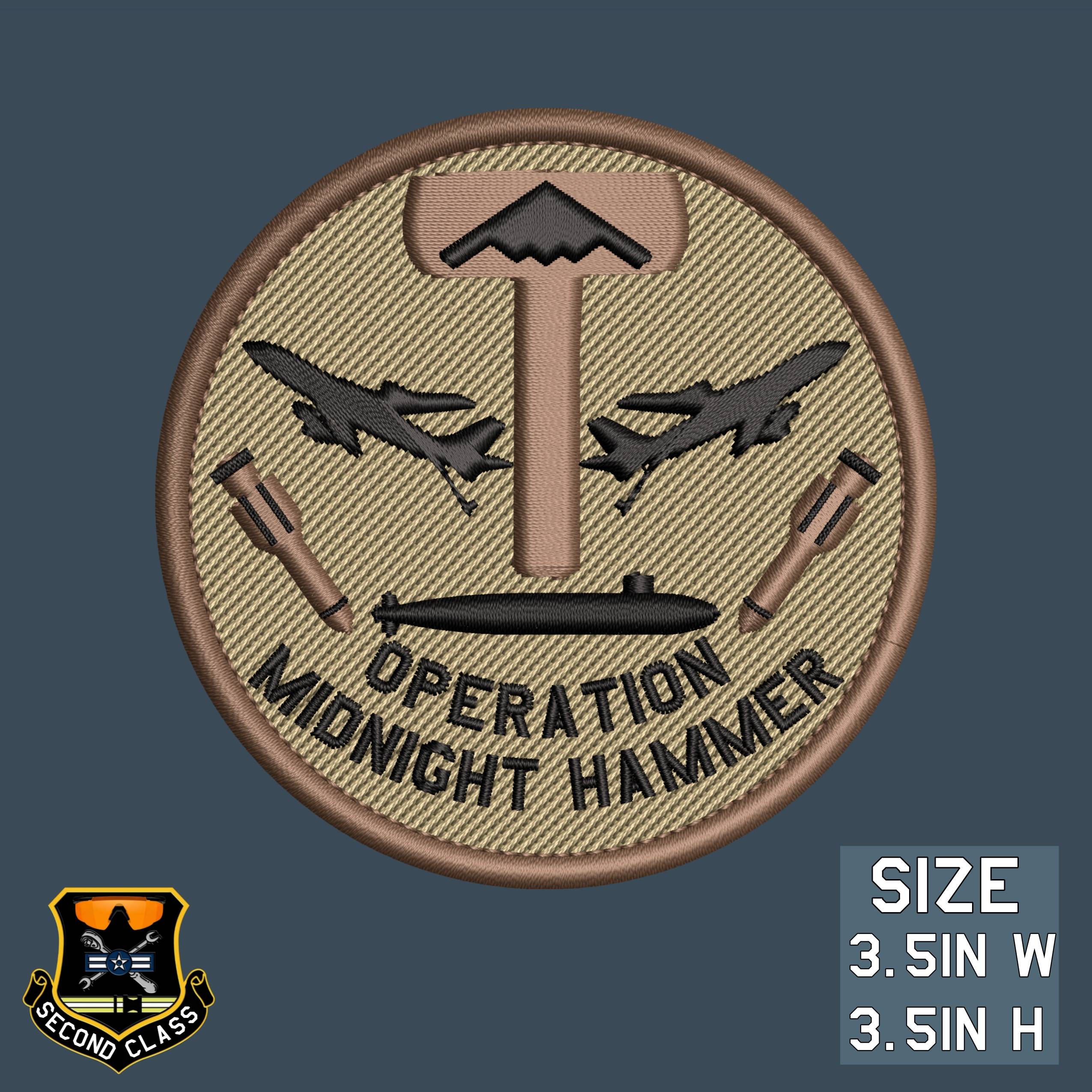 Operation Midnight Hammer Patch – A2C Merch