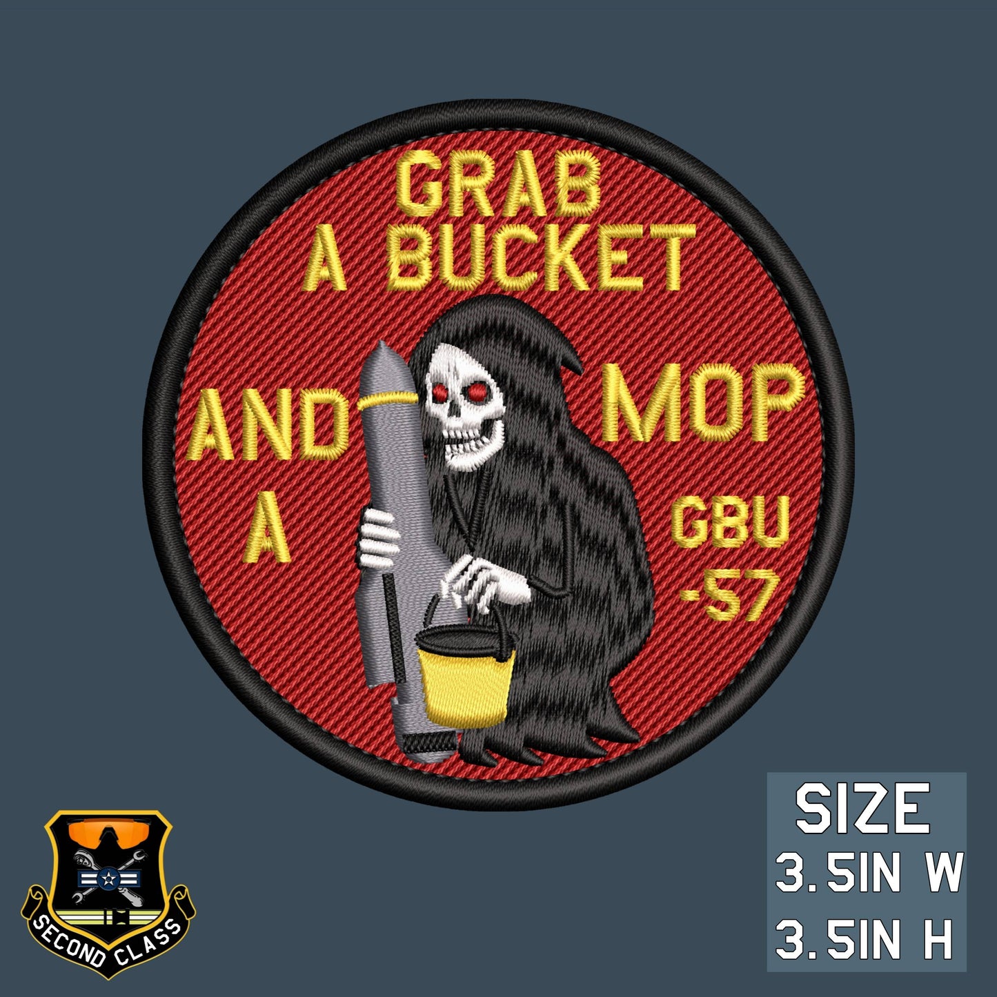 GRAB A BUCKET AND A MOP Morale Patch