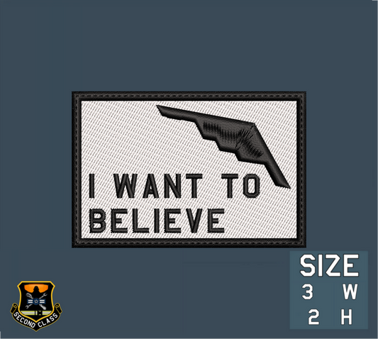 I WANT TO BELIEVE B-2 Morale Patch