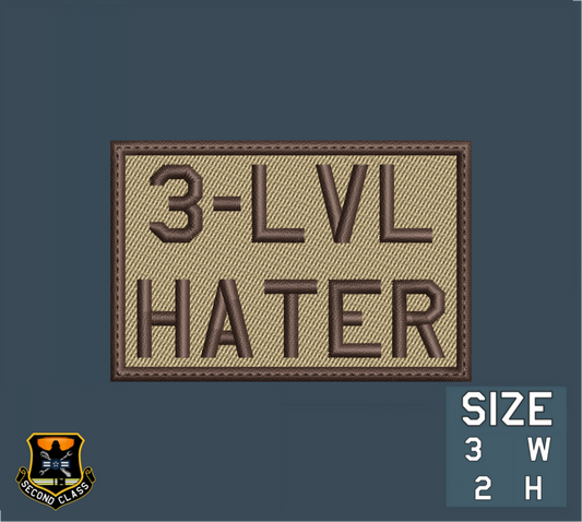 3-LVL HATER Morale Patch