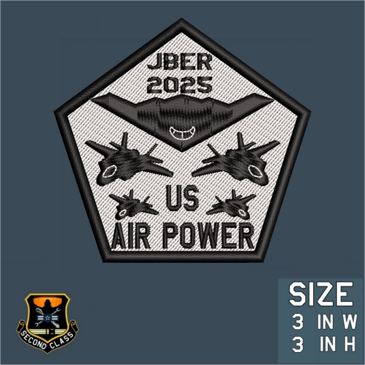 US AIRPOWER JBER FLYOVER 2025 PATCH