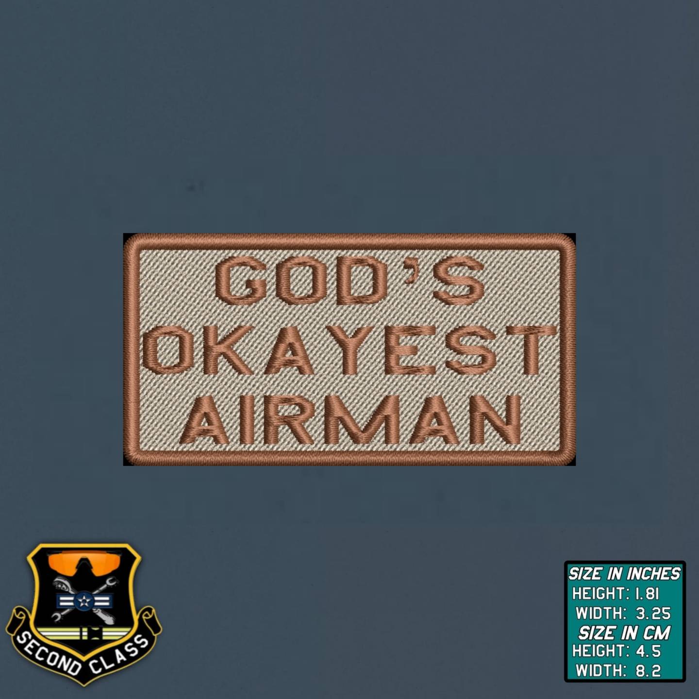 GOD'S OKAYEST AIRMAN Morale Patch