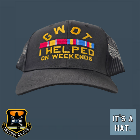 GWOT I HELPED ON WEEKENDS Hat
