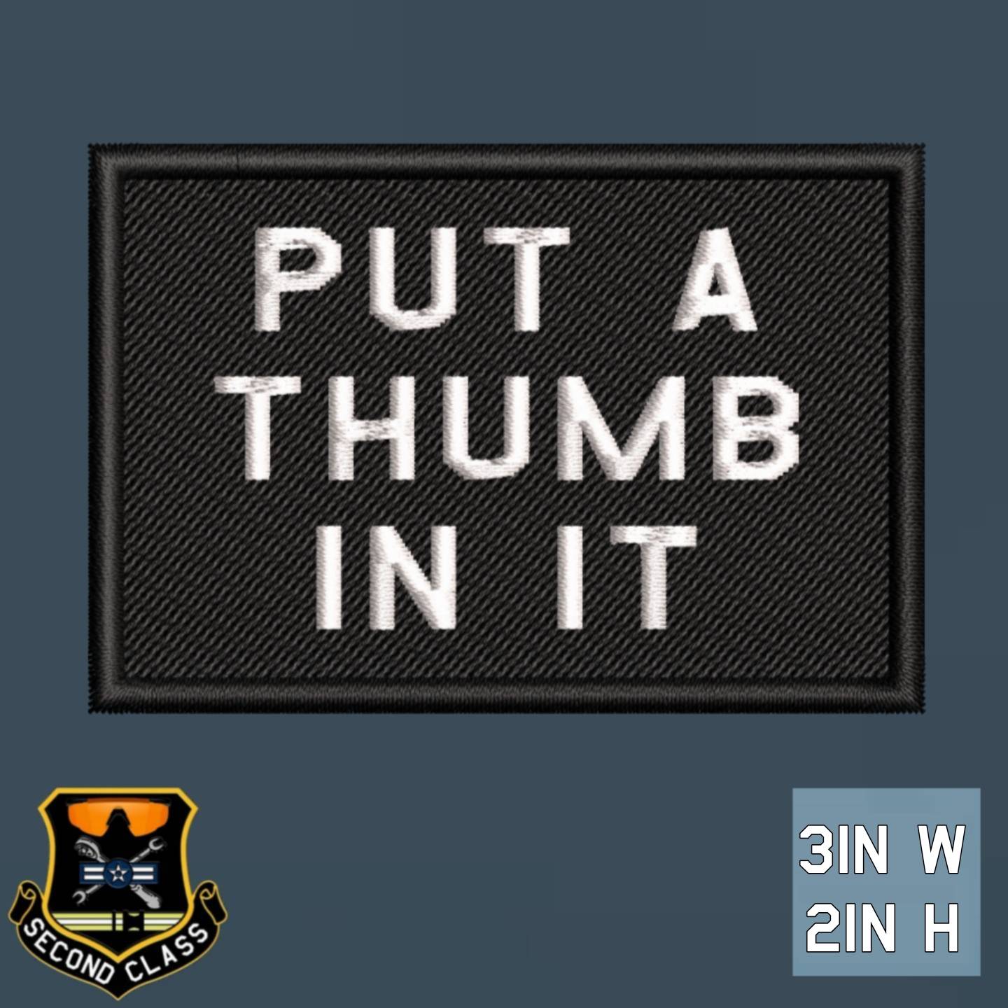 Put A Thumb In It Morale Patch