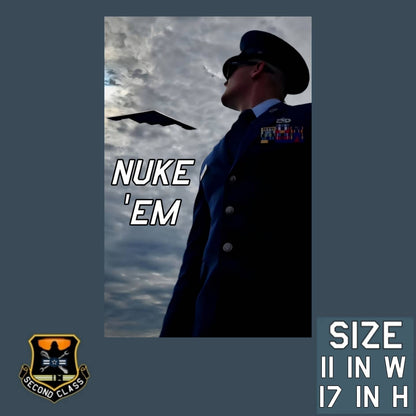 B-2 NUKE 'EM Poster (Gloss)