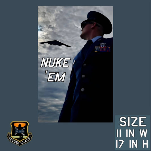 B-2 NUKE 'EM Poster (Gloss)