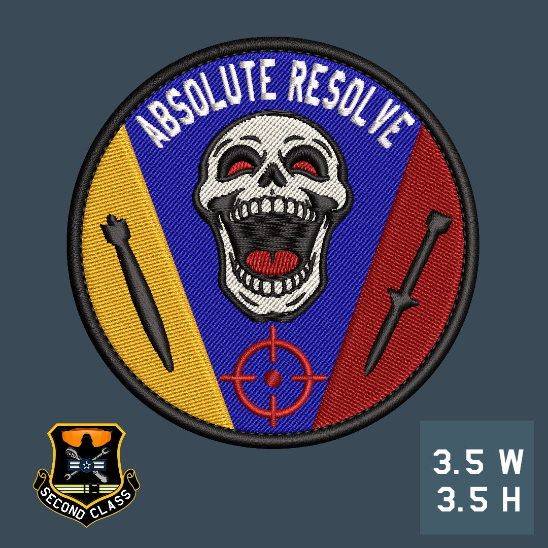 OPERATION ABSOLUTE RESOLVE Morale Patch [2 Variants]