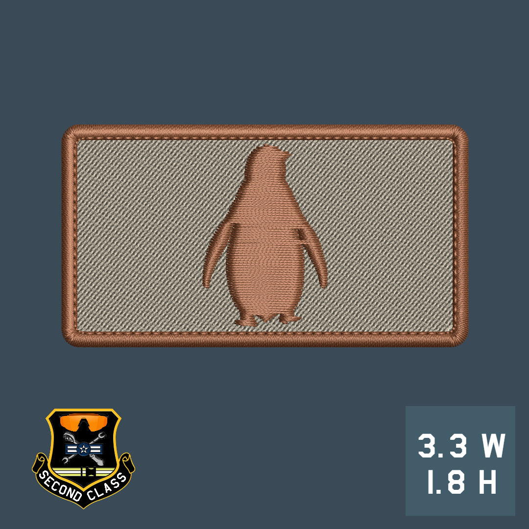 Penguin Silhouette Morale Patch [2 Variants]