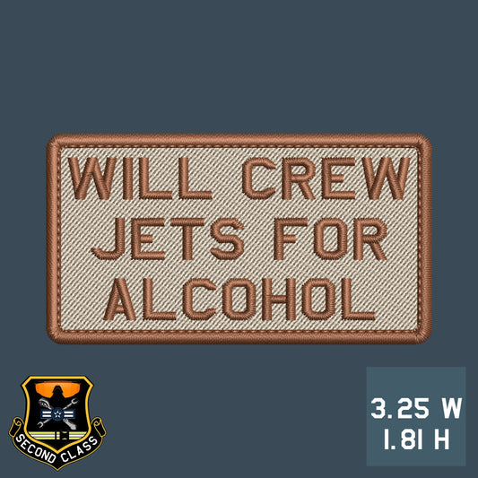WILL CREW JETS FOR ALCOHOL Duty Identifier