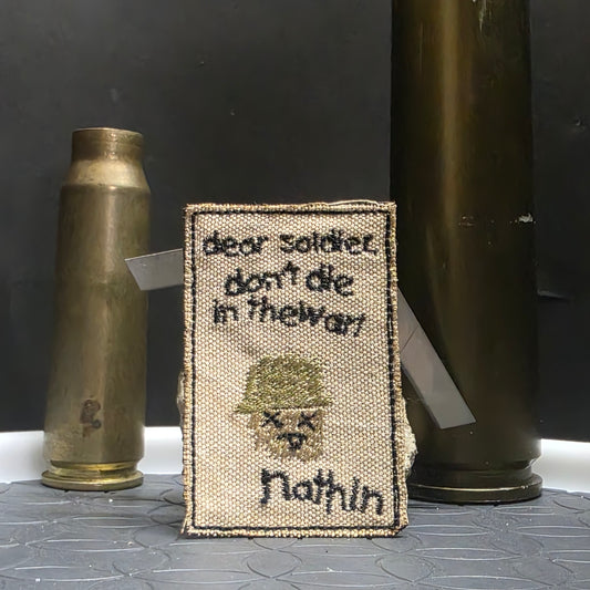 Dear Soldier Letter Patch