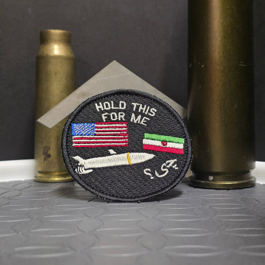 Hold this for me US v Iran Patch [2 Variants]