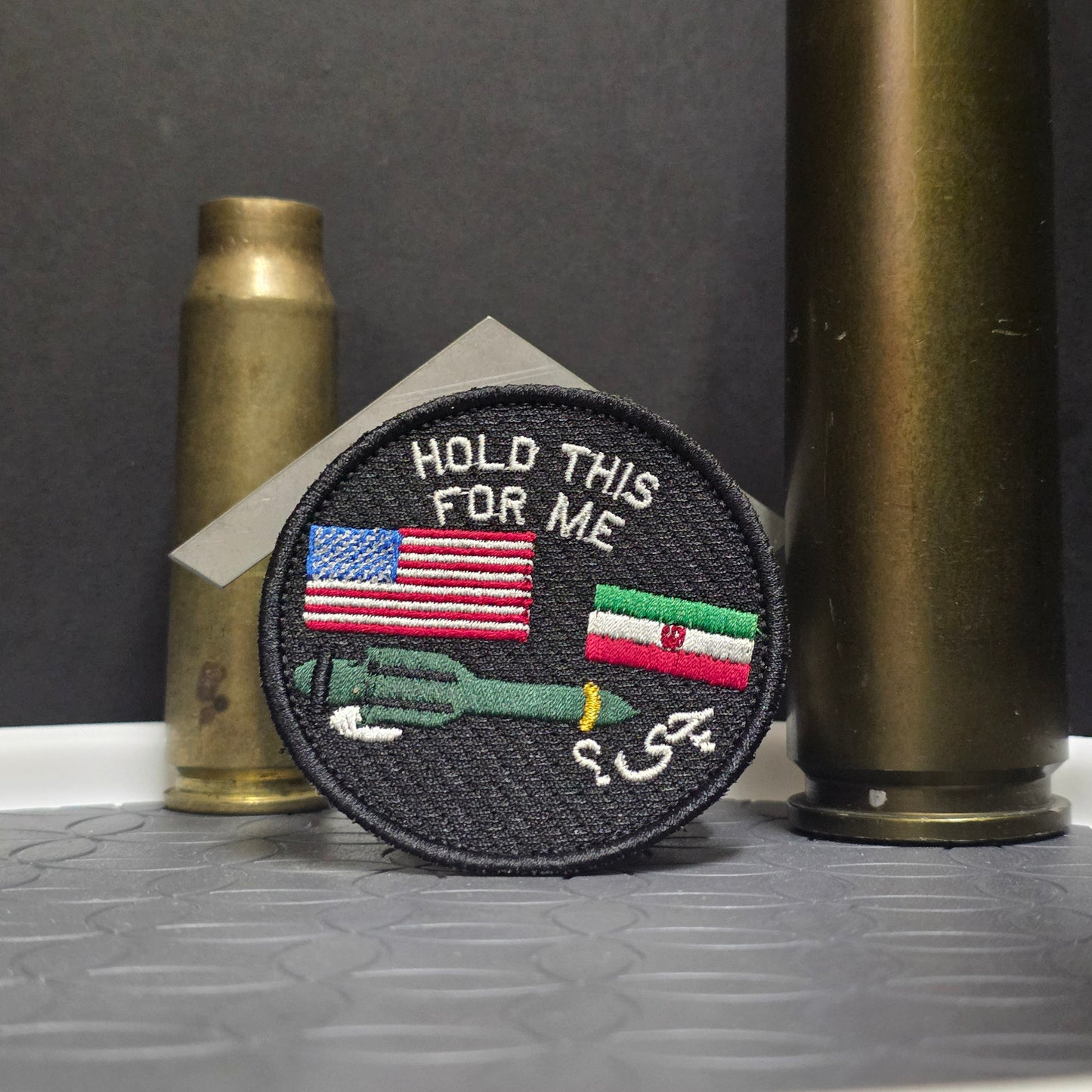 Hold this for me US v Iran Patch [2 Variants]
